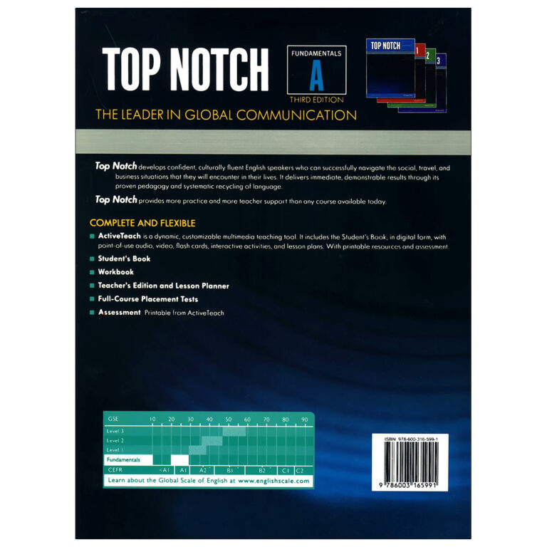 معیارهای سنجش بینالمللی 2 top notch fundamental A back