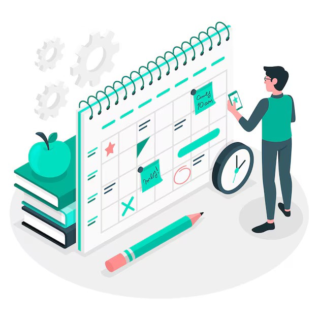 ثبتنام آنلاین کلاس 6 calender