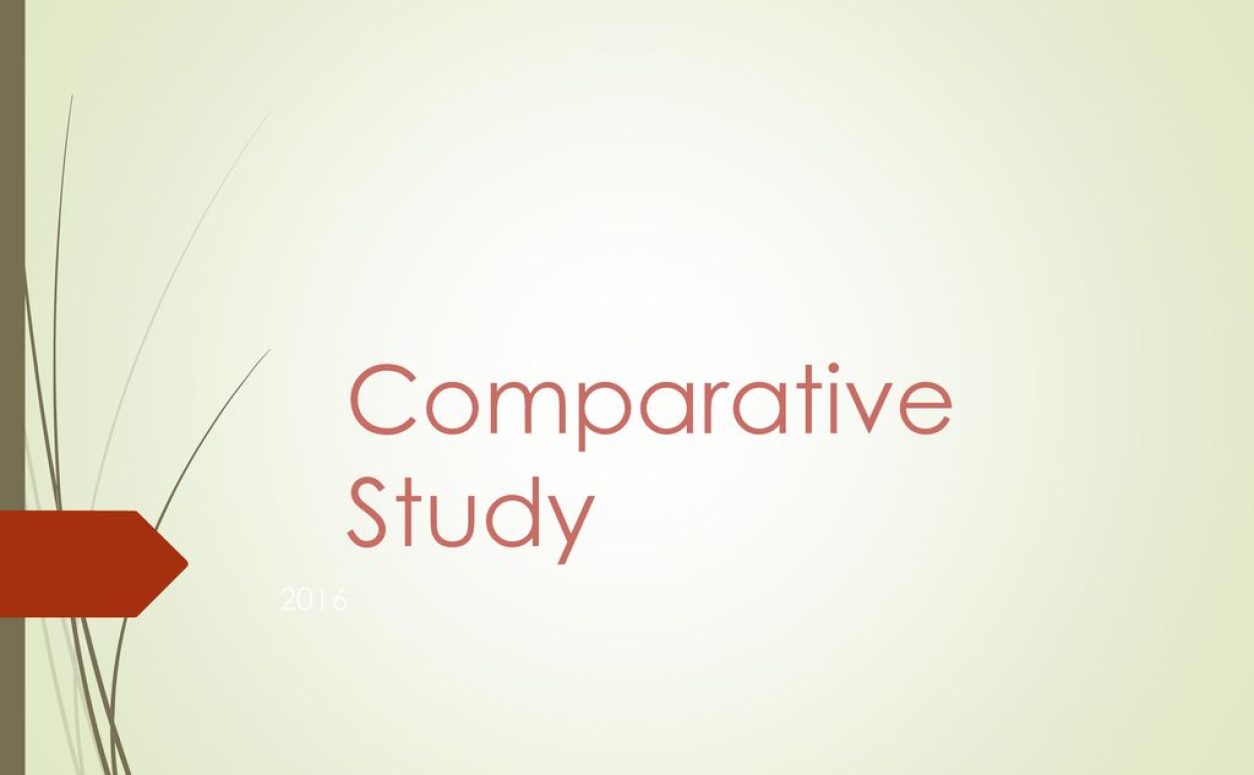 Comparative Study 2016